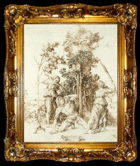 framed  Albrecht Durer Death of Orpheus, ta009-2